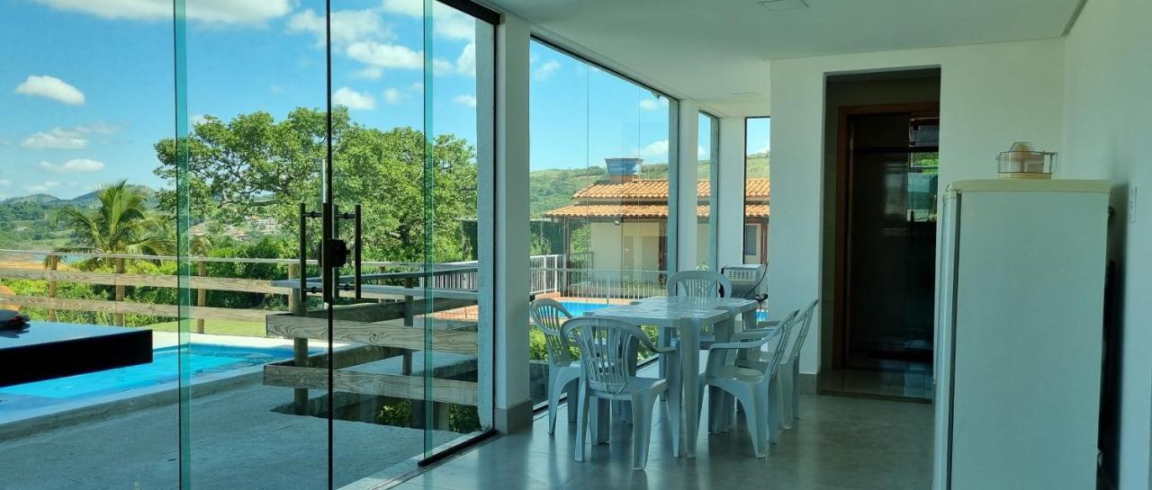 Recanto Brenda - Casa Luxo Capitolio Com Vista Pro Lago, Escarpas E Morrochapeu المظهر الخارجي الصورة